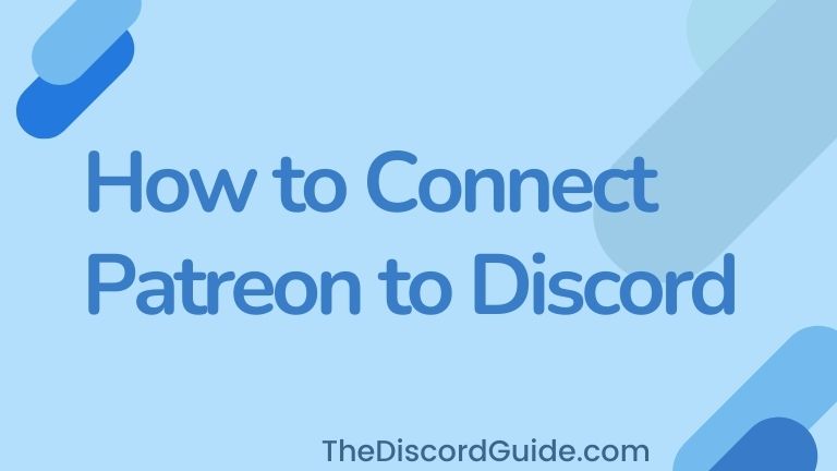 how to connect patreon to discord