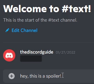 How to Black out Text on Discord Mobile